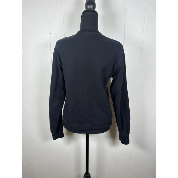 Aritzia TNA women's cozy fleece sweatshirt size XXS‎ Black - Image 3