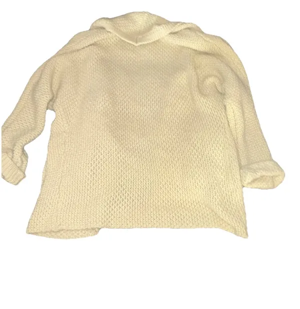 Cream knitted cardigan Yellow Size L - Image 2