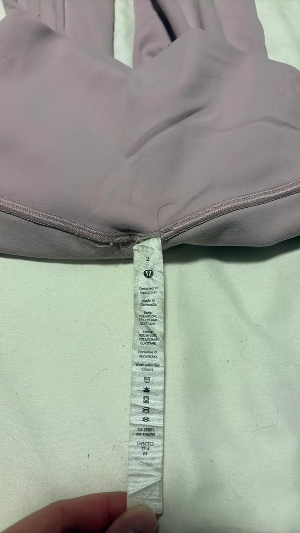 Light Pink Lululemon Align Leggings - Image 2