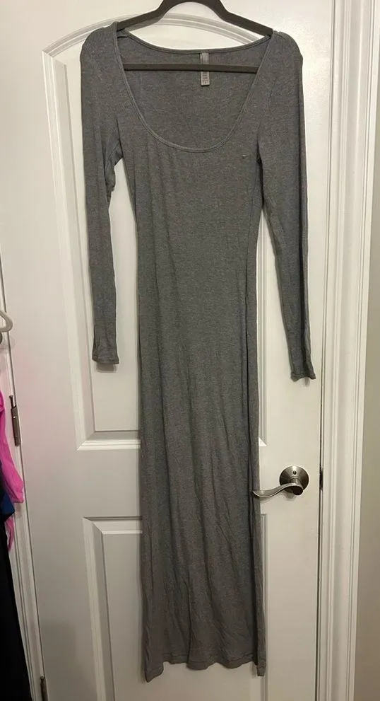 Skims Soft Lounge Long Sleeve Dress - Image 2