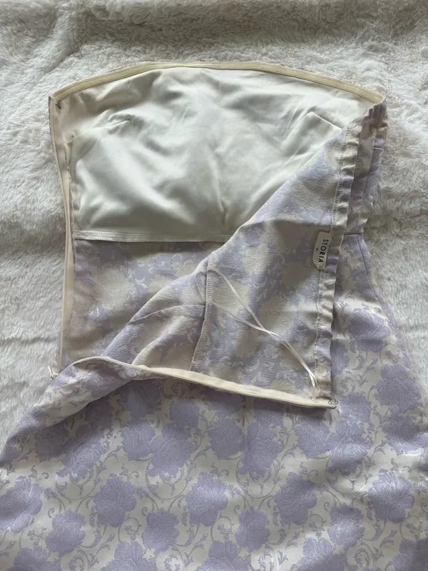 Storia Mini Strapless Dress  - Image 4