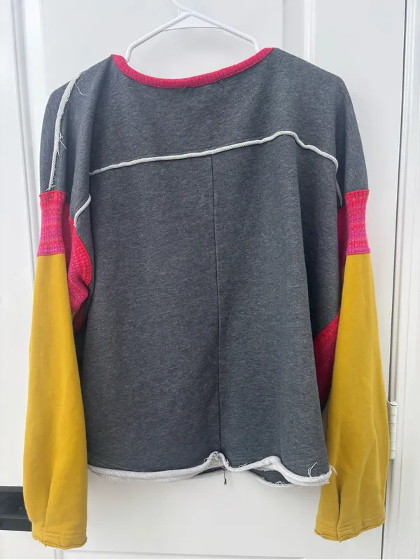 Natural life knit trim sweatshirt - Image 6