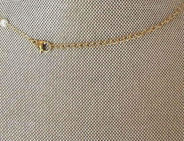 Gold Tobe Shell and Pearl Necklace - Image 4