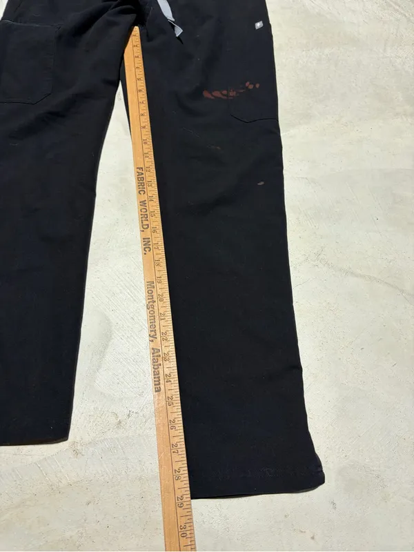 Figs Black Drawstring scrub Pants medium - Image 3