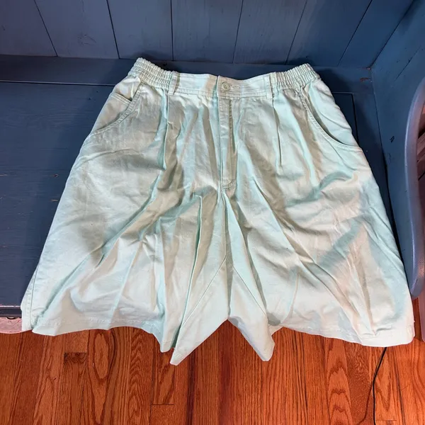 Elisabeth by Liz Claiborne Mint Green Women's Sweater & Shorts | Sz 1 & 14 - Image 6