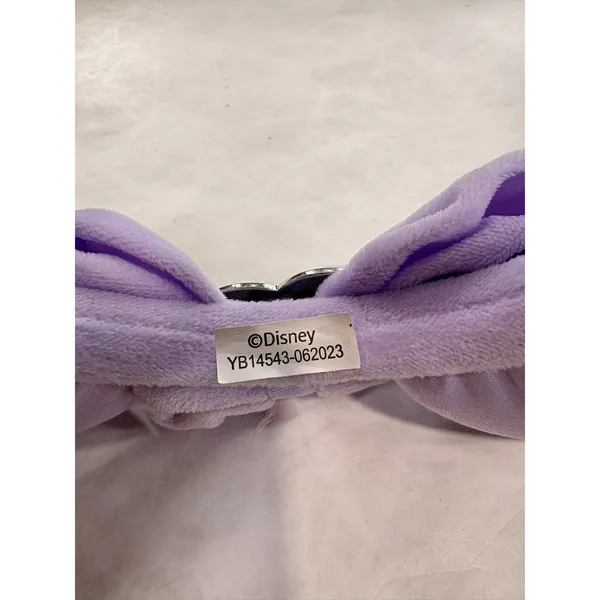 Disney 100th Anniversary Minnie Mouse Ears Lavender‎ Purple Silver Confetti Bow - Image 4
