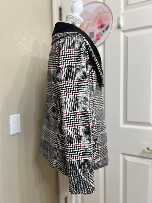 DollHouse gray and black coat size L - Image 2