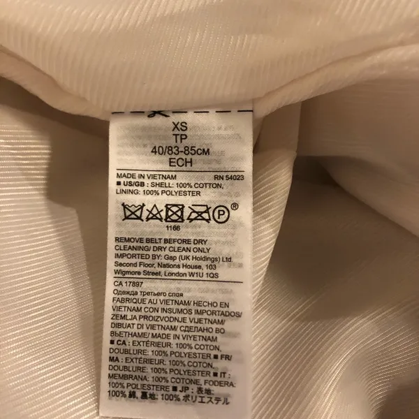 Banana Republic Tan Trench Coat - Image 5