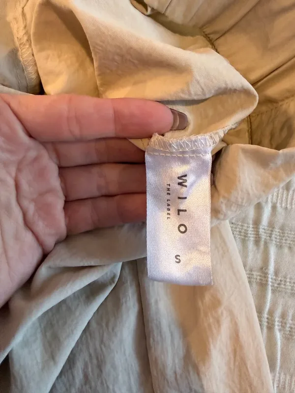 Wide Leg Wilo the Label Pants Tan - Image 4