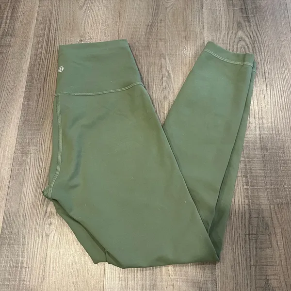 Lululemon Wunder Train 25" Green Twill - Image 3