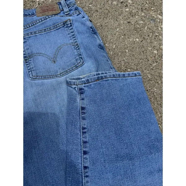 Y2K Women's Levi's 550 Medium‎ Wash Jeans Relaxed Fit Tapered Leg 16 MIS L 0603 - Image 9