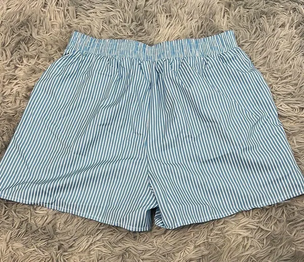 Striped Pajama Boxers Blue Size M - Image 3