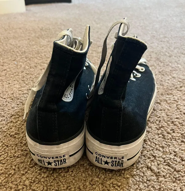 Converse Black Platform - Image 3