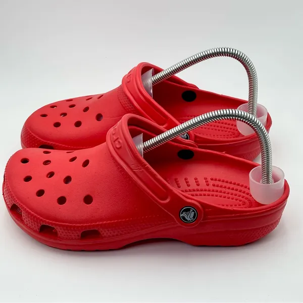 CROCS Women's Vibrant Red Sandals W‎ 9 / M 7 - Image 3