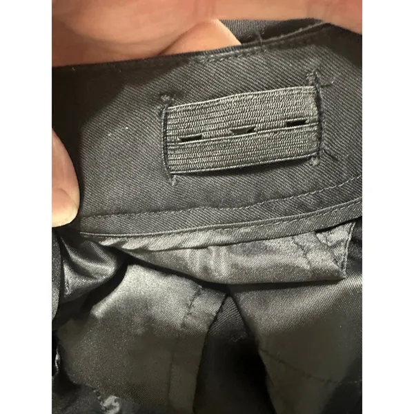 Oak + Fort Black Pleated Wide Leg Tencel Trousers Pants PT-13603-W‎ Mens 10 - Image 5