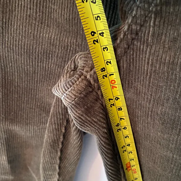 Quince Brown Corduroy Straight Leg Pants Minimalist High Rise Women's size 6 - Image 8