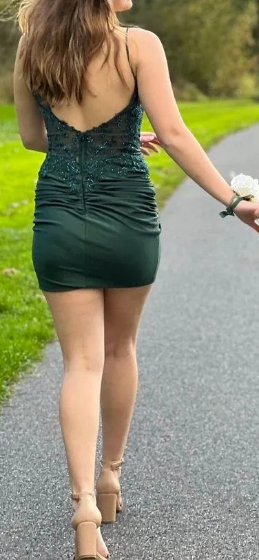 dressself Green Homecoming Dress - Image 3