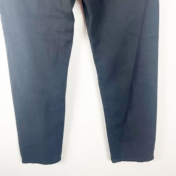 LEVI’S Black Big E Button Fly Wedgie Straight Leg Jeans Size 28 Biker Casual - Image 13