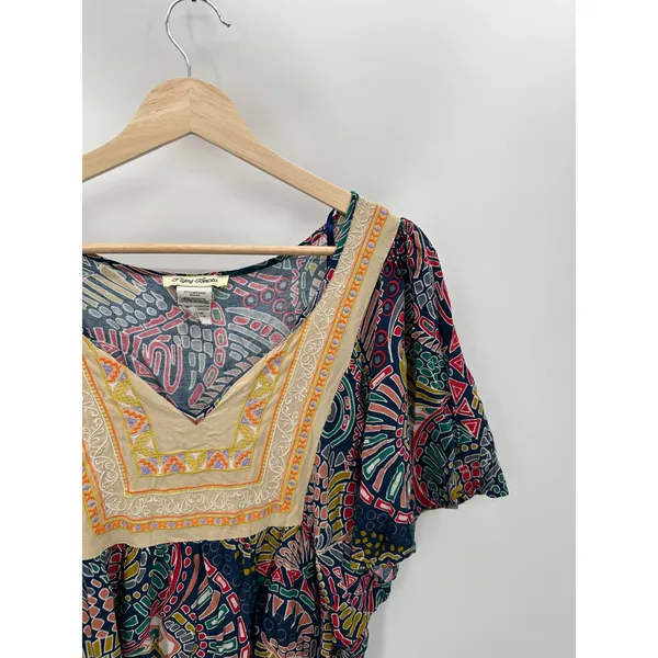 Flying Tomato Boho Mini Dress Women Sz M‎ Embroidery Maximalist Resort - Image 3