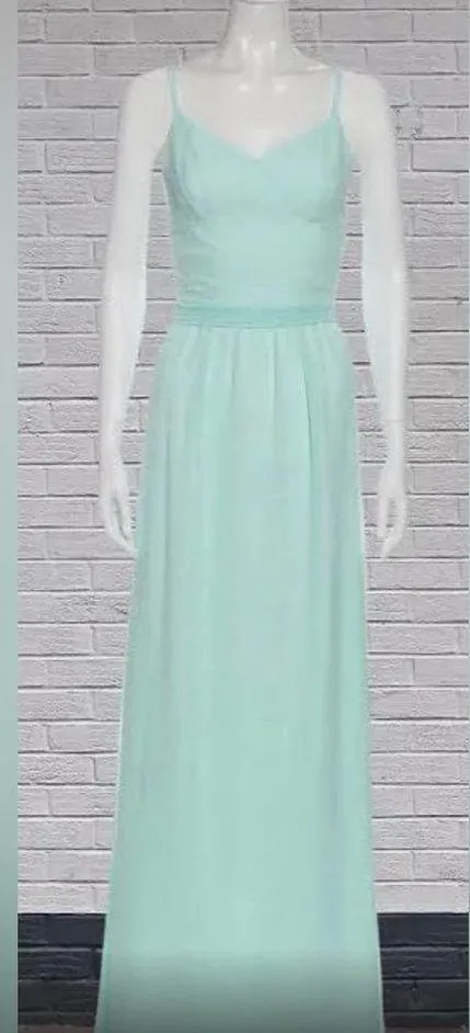 Joanna August Ceremony large fitted bodice sash full skirt bridesmaid open back - Image 12