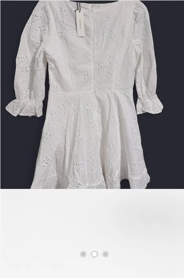Commence White eyelet dress - Image 2