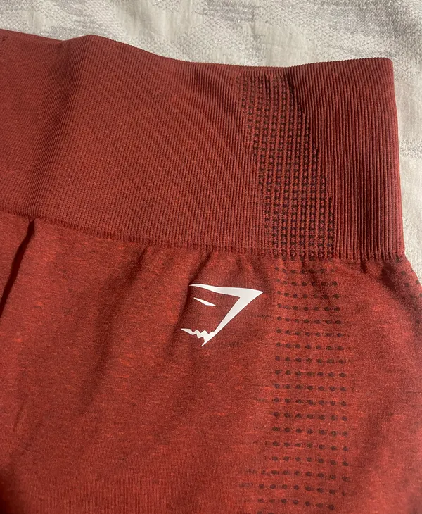 Gymshark Red Vital Seamless Shorts - Image 3