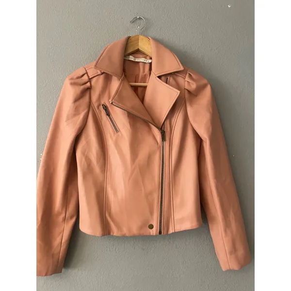 Marie‎ Oliver Faux Leather Moto Jacket - Image 6