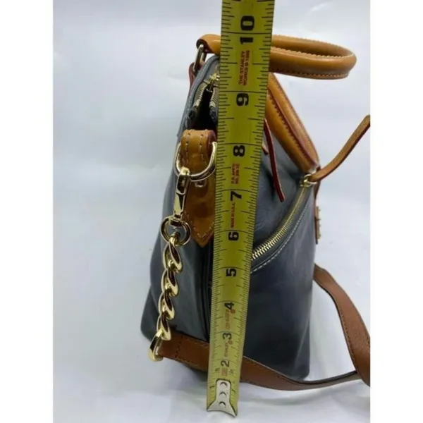 Dooney And Bourke Vintage Black Leather Shoulder B - Image 3