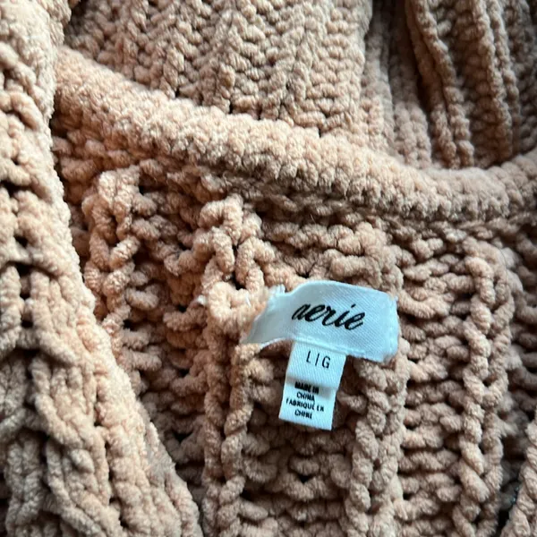 Aerie Cablecar Quarter Zip Sweater Large - Image 4