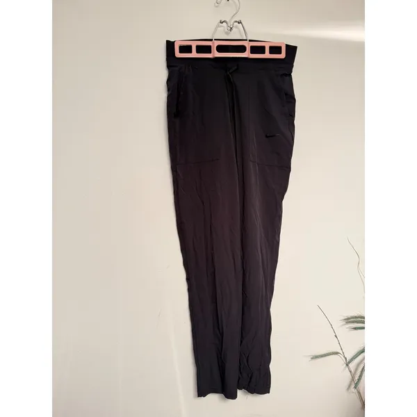 Nike Dri-FIT Womens Black Straight Leg‎ Athletic Training Pants XS TP ECH EP - Image 2