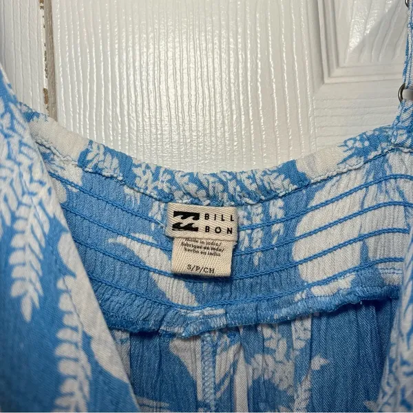 Billabong Blue & White Floral Mini Dress NWT - Image 5