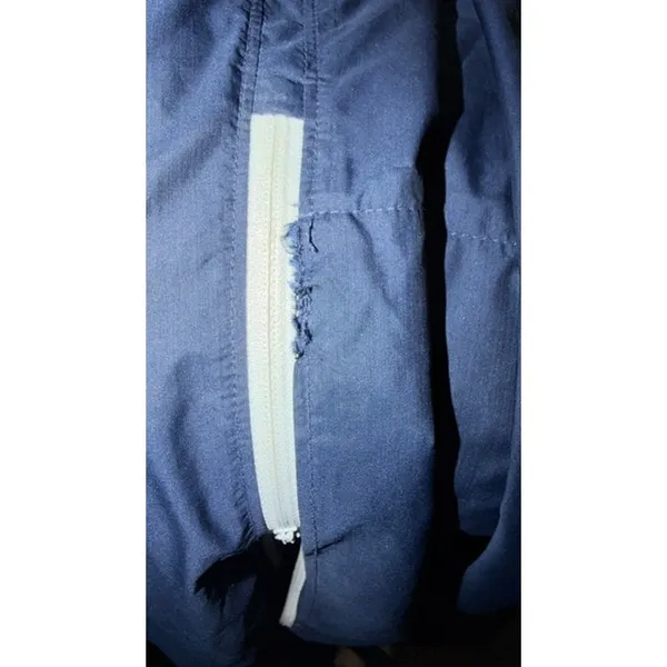 Nike Penn State Nittany Lions Adult Medium Navy Full Zip Windbreaker Jacket - Image 7