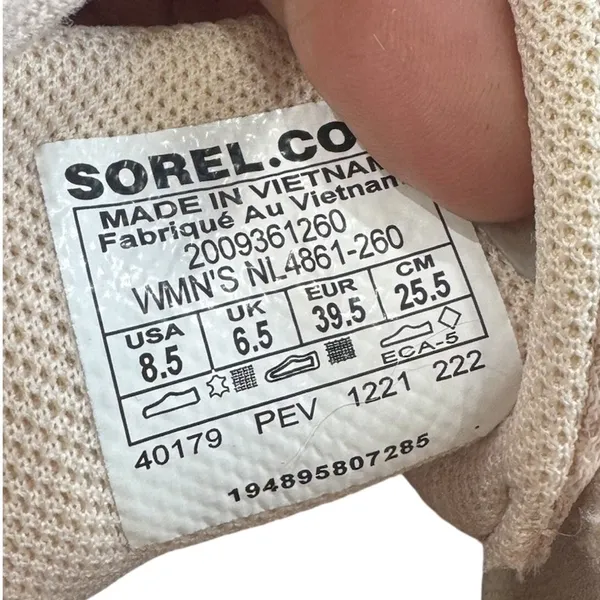 Sorel Out N About III Mid Women's 8.5 Pink White Waterproof Sneaker Boots - Image 7