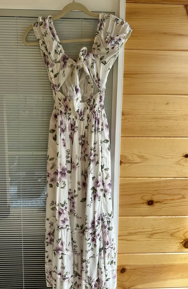 Hollister Floral Dress White - Image 2