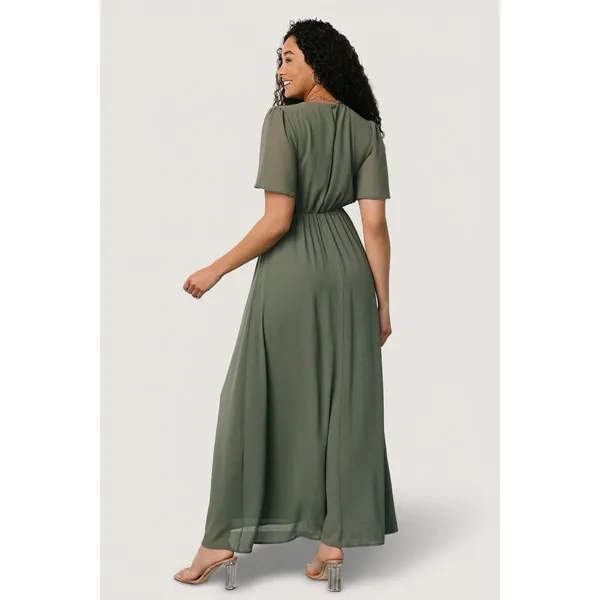 Baltic Born Esti Maxi Dress NWT Large Dark Sage‎ Green Boho Wedding Romantic - Image 2