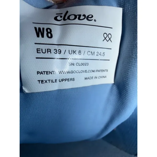 Clove Women's 8 White Blue Nursing‎ Healthcare Shoes Comfort Sneaker EU39 - Image 7