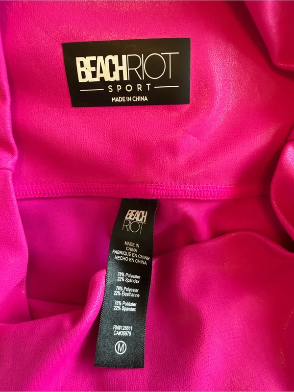 NWOT Beach Riot Tayler 7/8 Legging Medium Radiant Rose - Image 5