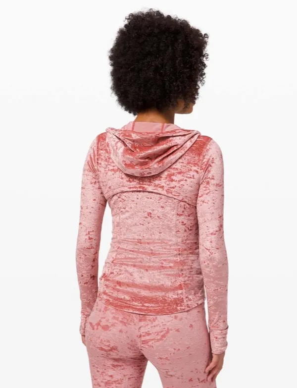 Lululemon Hooded Define Jacket *Crushed Velvet Soft Cranberry 8 - Image 8