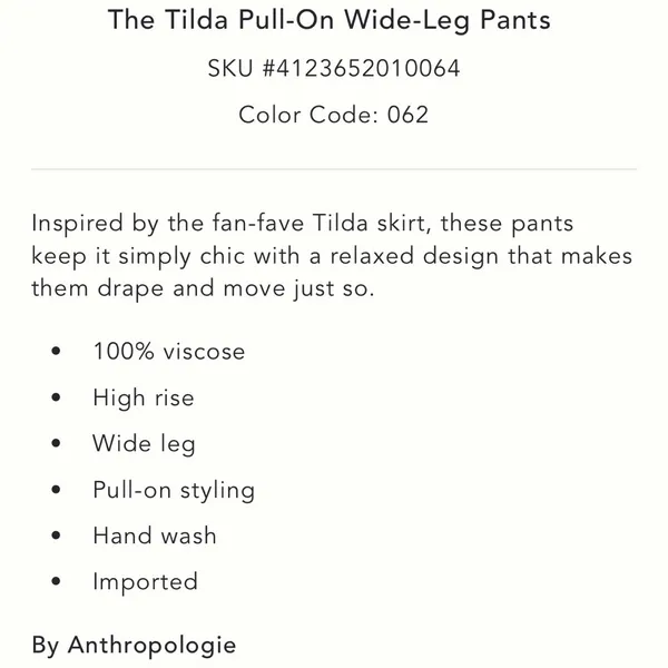 Anthropologie The Tilda Pull-On Wide-Leg Pants - Image 5