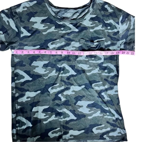 Arizona Jean Co. Camouflage Crewneck Short Sleeve Tee Shirt Sz L - Image 10
