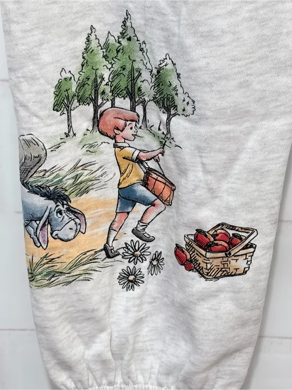Winnie the Pooh Women's Graphic Joggers Size Medium NWOT - Image 7