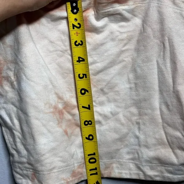American Eagle Women Orange Tie Dye Crop‎ Top Size Large. - Image 6