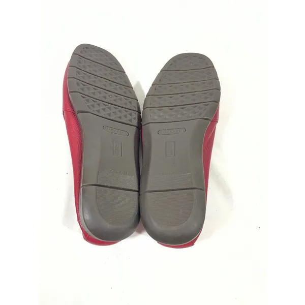 Aerosoles Fame Show Pebbled Leather Loafers Women 7.5 Red Slip On Flats Everyday - Image 10