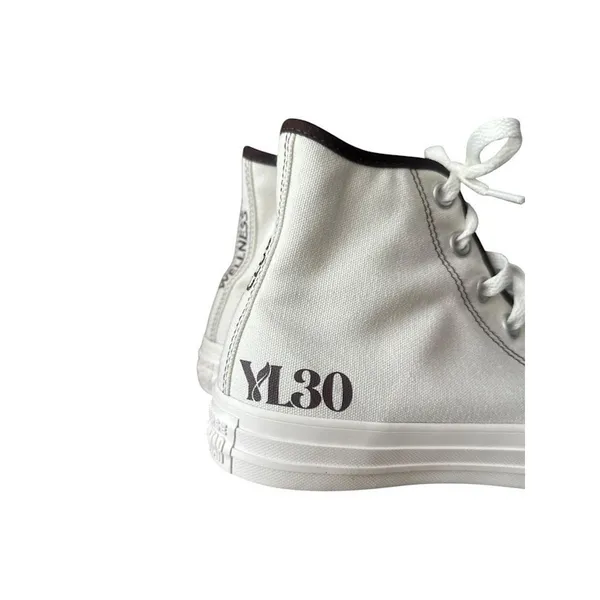 Converse By You High Top Shoe Sneaker‎ Womens 7.5 White Brown Wellness Club - Image 7
