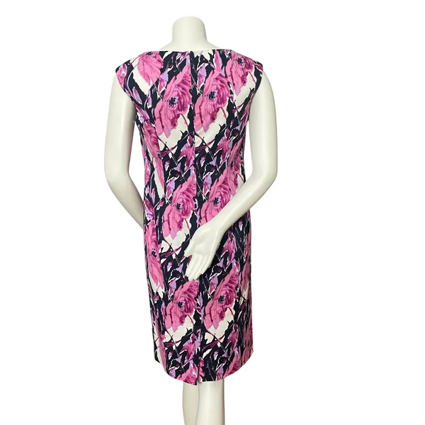 Talbots Sheath Dress Floral Print Size 4 Colorful Professional Office Garden - Image 2