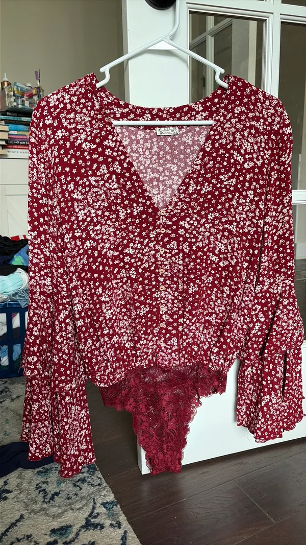 Intimately Free People Bodysuit Floral Print - Image 10