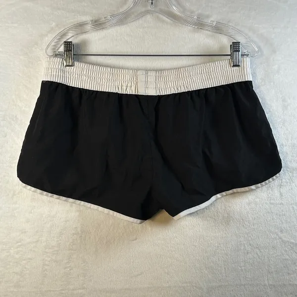 Ocean Pacific OP Black White Trim‎ Athletic Shorts Size Large with Pockets - Image 5