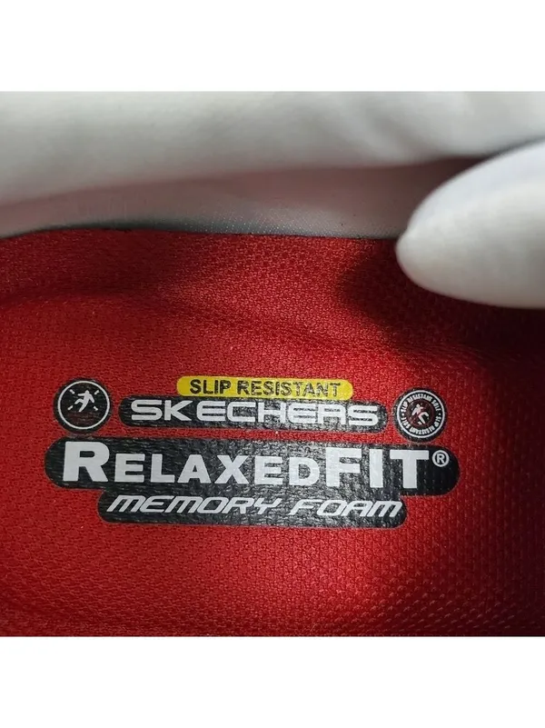 Skechers Flex Work Slip Resistant Memory Foam Eldred Dewey Athletic White Sz 8.5 - Image 6