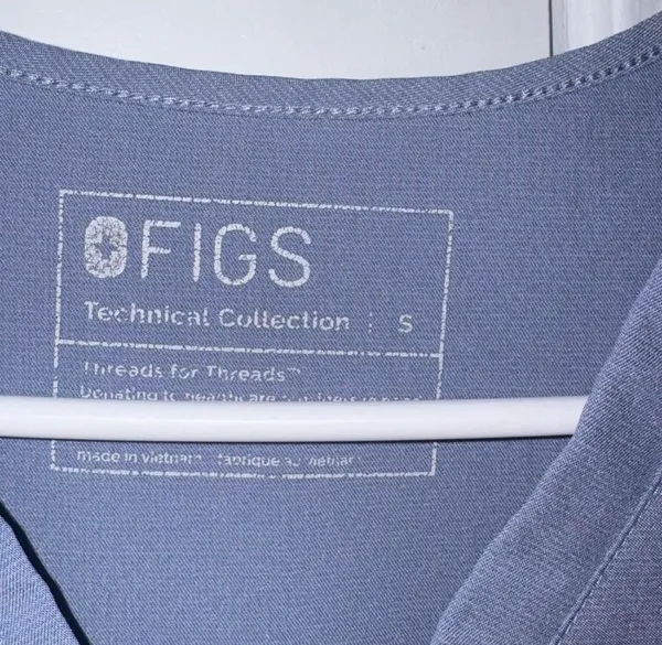 FIGS Vapor Blue Space Dye Scrubs set - Image 2