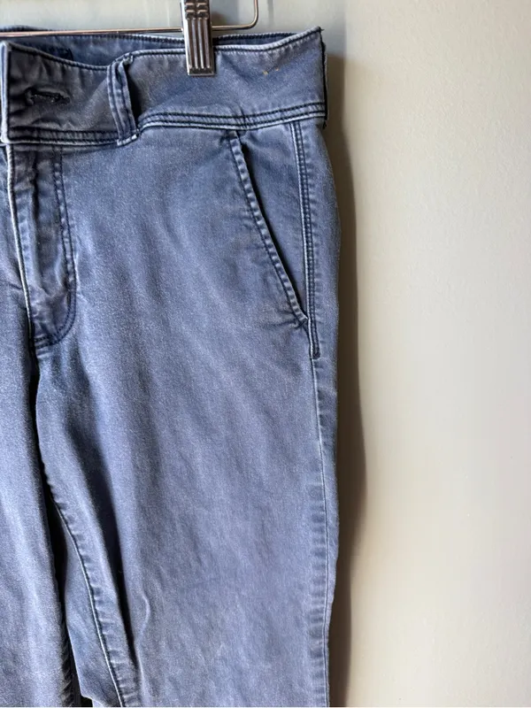 American Eagle Kick Boot Stretch Pants Blue Size 6 Short - Image 2